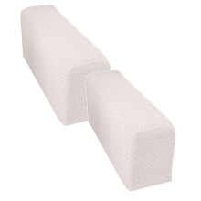 Fundas elásticas para reposabrazos de sillas/sofás (2 unidades), antideslizantes, lavables y universales – Compatibles con la mayoría de