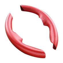 Rutschfester Lenkradbezug, universell passend für Honda Vezel, Civic, XR-V, CR-V, Accord u. v. m. – Rot matt, 38 cm, kompatibel mit Honda