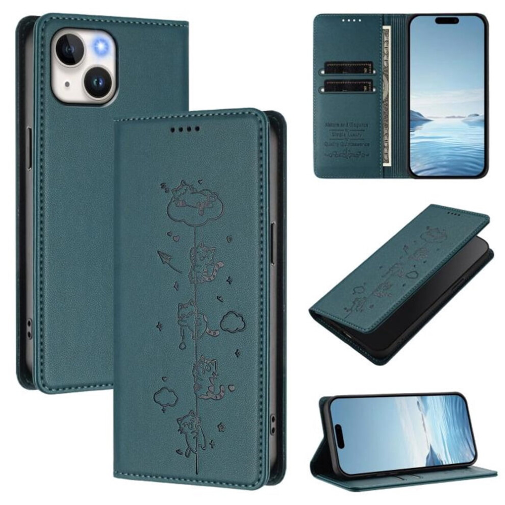 Leather Flip Wallet Case For Iphone 14 Plus Â Rfid 937196968169