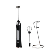 Mousseur à lait portable rechargeable – Mélangeur électrique à 3 vitesses pour café, lattes et boissons (double fouet)