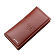 Long Wallet for Men Leather Bifold RFID Stylish Slim ID Window Credit Card Holder Gift Box