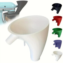 Entonnoir à farine de qualité supérieure pour robot pâtissier – Compatible avec KitchenAid Artisan KSM150 et le système de levage du bol,