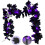 HalloweenFall Decor - Halloween Decor Εσωτερικού Χώρου - Τεχνητά Λουλούδια για Τραπέζια Μαντήλι - 1