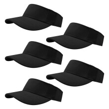Stück weiße, verstellbare Sportvisiere, Sonnenblenden, Hüte, Kappenvisiere für Damen und Herren (Einheitsgröße)