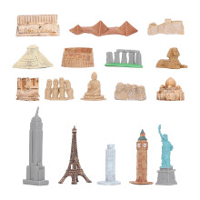 17 darabos mini ókori építőjáték – egyiptomi piramis és történelmi modellek, kompatibilis a LEGO-val