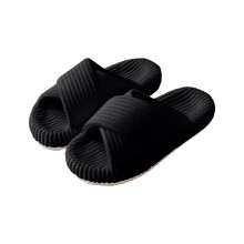 Willtoo Hausschuhe für Damen mit Memory-Schaum, Cord, gekreuzten Riemen, offener Zehenpartie, bequeme und trendige Sandalen, Geschenkidee für