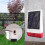 Strobe Siren Security System With Adjustable Sensitivity Motion Alarm And4Modes Long Control Distance Solar Powered Sound Light Alert 7