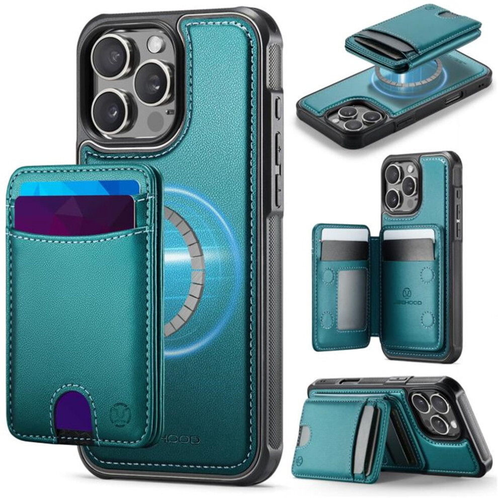 Jeehood Iphone 15 Pro Max Case Pu Leather Rfid Blocking 937196972883