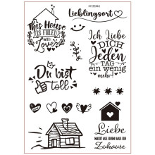 German rub-on sticker for ceramic mug glassware furniture