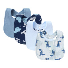 4pcs Newborns Drooling Bib Breathable Burp Cloth for 0-24 Months Baby Comfortable Saliva Towel for Toddler