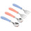 Stainless Steel Spoon Fork Set for Kids 4 Pcs 1