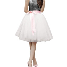 Women's Short Tutu Skirt with Sash Black M