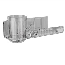 Hair Dryer Rack Punch-Free Plastic Storage Rack Wall-Mounted Hair Dryer Stand Suitable for Bathroom and Toilet