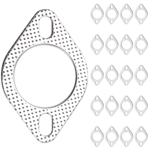 100 Peças Junta de Flange Alta Temperatura com 2 Parafusos de 2,5 Polegadas Diâmetro Interno 120-06310-0002 de 2,5 Polegadas Compatível com para