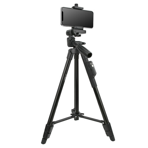 Portable Design Selfie Stick Tripod For iPhone Android, Extendable Range Wireless Remote Shutter4Adjustable Heights Sturdy Aluminum Alloy 2
