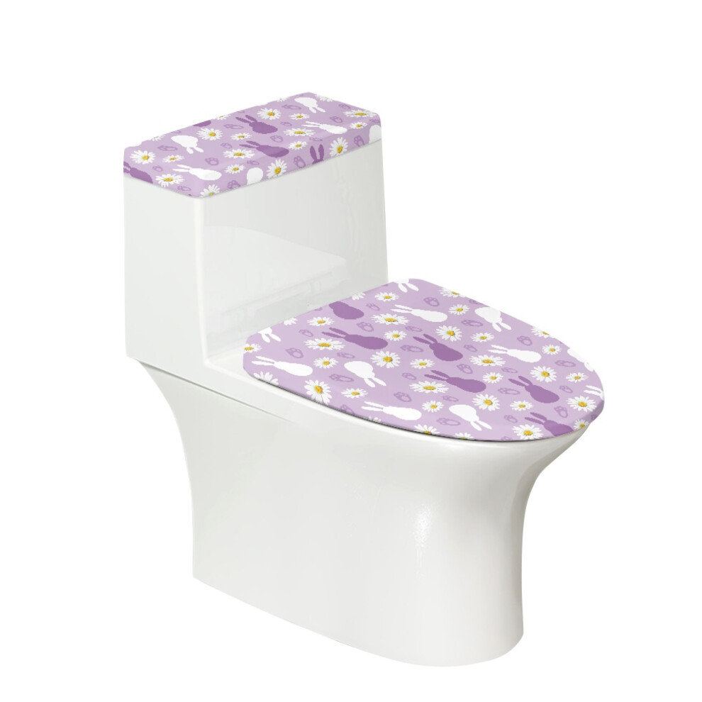 Polyester Toilet Lid And Tank Cover Set 1 Pair 939152678853