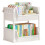 2-Layer Household Snacks Storage Bookshelf, Trolley Storage Rack, Storage Rack Kitchen Fruit and Vegetable Basket 2