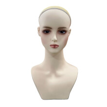 Female mannequin head portable wig holder 1 piece