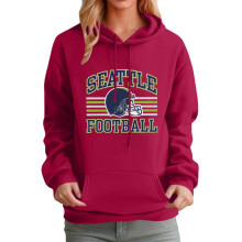 Womens Signature Pullover Hoodie New England Football-Inspired Sweatshirt, Relaxed Unisex Fit