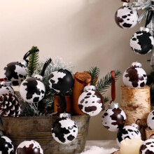 12PCS Soft Macaron Christmas Balls, White Plastic Ornaments for Indoor/Outdoor Decor – Compatible with All Tree Sizes