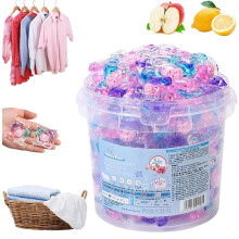 5-in-1 Laundry Pods with Fabric Softener & Scent Beads – Deep Cleaning, Long-Lasting Freshness for All Fabrics