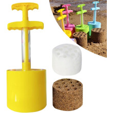 Beach Castle Honeycomb Sand Mold – Fun Sand/Snow Castle Building Tool, Colorful Plastic Split Molds for Outdoor Play & Learning, Compatible with