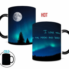 Liquidation The Color-Changing Mug Is Blue Coffee Mug Heat Changing Sensitive Mug Tea Cup Novelty Coffee Mugs For Women Men Glass&Bottle Kitchen Cups