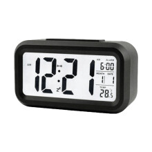 Digitaler Wecker mit großem Display, Temperaturanzeige und Schlummerfunktion