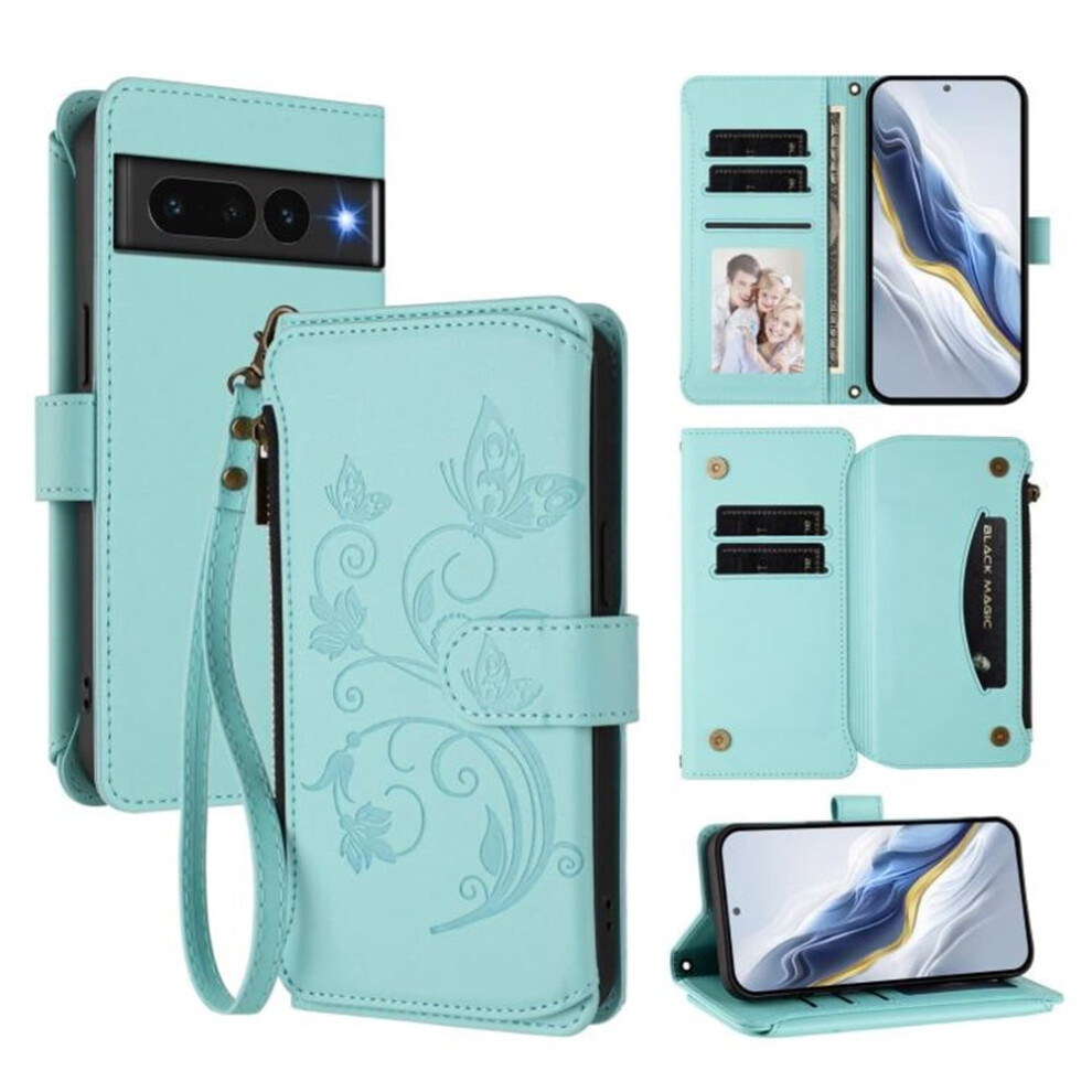 Magnetic Flip Stand Case For Google Pixel 7 Pro 5G Mint 939152693573