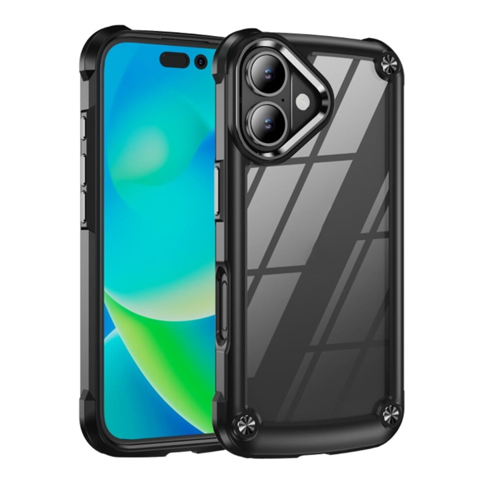 Iphone 16 Plus 6.7 Inch Case With Airbag Corners And Black 939152694822