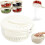 2-in-1 draining and preservation basket with collapsible 1