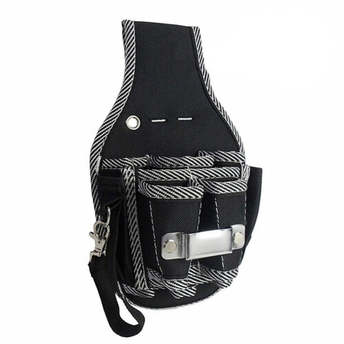 Nylon Waist Tool Pouch with 9 Sleeves for Organizing Tools, Suitable for Work and DIY Projects