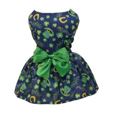 Rochie și fustă de vară drăguțe pentru câini de talie mică și mijlocie, decorațiuni de Ziua Sfântului Patrick