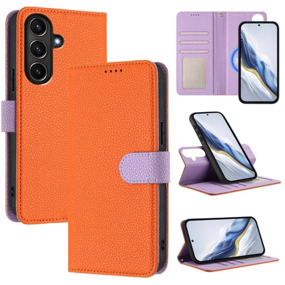 Rfid-Blocking Magnetic Flip Wallet Case With Wrist Strap 939152709229