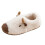 Pantofole da donna Willtoo con simpatica mucca, calde da interno, con suola morbida in cotone 3