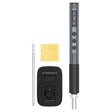 65W Portable T12 Electric Soldering Iron PD QC Rapid Heating Soldering Pen Temp Calibration Voltage Adjust
