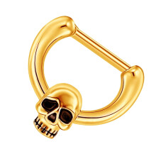 Trendy Skull Nose Studs Adornment Trendy Skull Nose Studs Elegant Nose Jewelry Suitable For Various Piercing Sizes