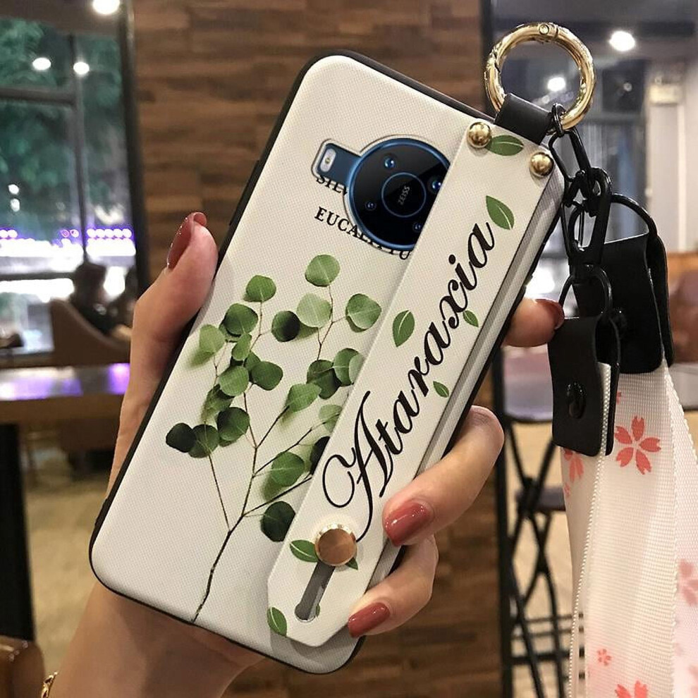 Nokia X100 Phone Case With Kickstand, Flower Design, Anti-Dust, Anti-Knock, Wristband, Ring Lanyard, Shockproof, Waterproof Silicone Case 9557311440984