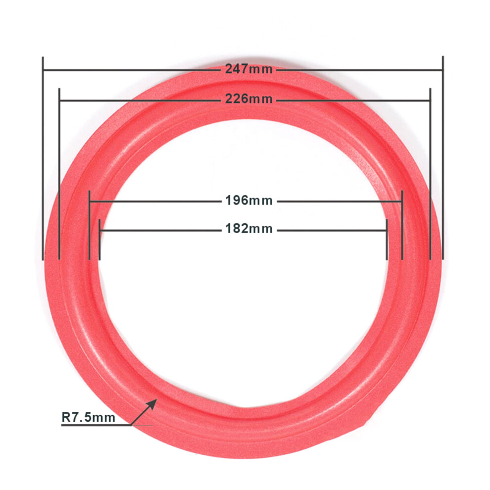 Good Elasticity Foam Surround Foam Surrounds Coils Foam Padding Replacement For Indoor Use Speakers Foam Border 9557311441479