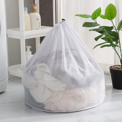 Heavy Duty Large Mesh Laundry Bag with Drawstring Closure, Durable, 1-Pack