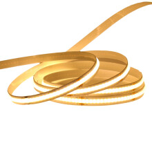 5 M Laagspannings 24 V 320 LED'S/M COB-Strip, Breedte 8 mm, Warm Wit Licht, Flexibele Kastverlichtingsstrip, Zelfklevend