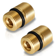 2pcs 7110264 Water Outlet Fitting Pressure Washer Pump Parts,M20 Male to M22 Male Water Outlet Connector