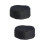 2Pcs Black Cotton Mesh Chef Beanie Adjustable Cooking Hat for Bakers 8