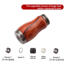 Impugnatura per Mulinello In Legno Massello Universale DIY per Mulinello da Pesca, Kit di Sostituzione Della Manopola, Accessori B
