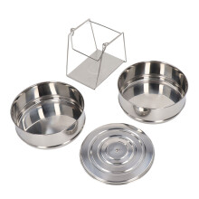 Stackable Cookware Inserts for Pressure Cooker Accessories, Industrial Laboratory Equipment Certified Stainless Steel Lab Sieves Mesh Test Sieve