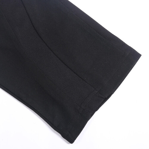 Damen Capri-Leggings, schwarzes Mesh-Design, 1 Paar 2