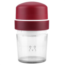 Cortador de frutas portátil, procesador de alimentos manual con diseño ergonómico para picar cítricos de forma rápida y uniforme, cuchillas