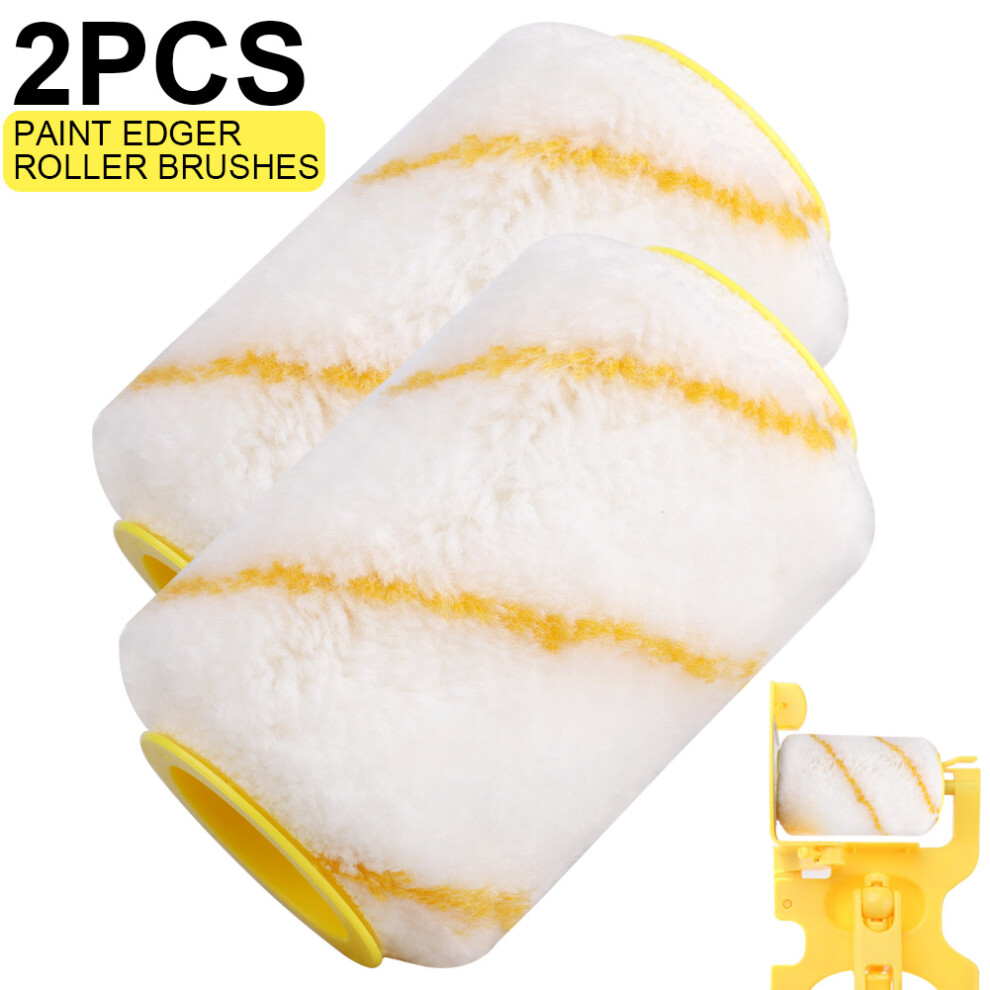 Smooth Surface Paint Application, Professional Grade Roller Sleeves, Microfiber Roller Naps For Shedless Painting, 2Pieces Plastic+Sponge, Reusable 9425574343864