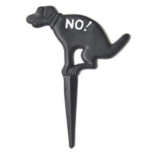 Unique Design, CastIronDogSign OutdoorGardenDecoration To Preserve Your Lawn's Integrity