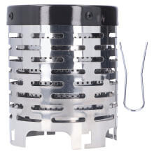 Stainless Steel Warming Stove, Travel-Friendly Mini Heater Ensuring Even Heat Distribution And Easy Installation On The Stove For Outdoor Use